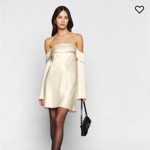 Reformation Maves dress size 6 Almond (read description)